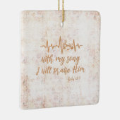  verontruste psalmen Song Bijbelvers Keramisch Ornament (Rechts)