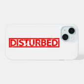 Verontruste Stempel iPhone 15 Case (Achterkant horizontaal)