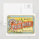 Verontruste Wortel bier-1899 van Dickey - Briefkaart (Voorkant / Achterkant)