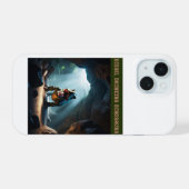 Verontrustende aanblik iPhone 15 case (Achterkant horizontaal)