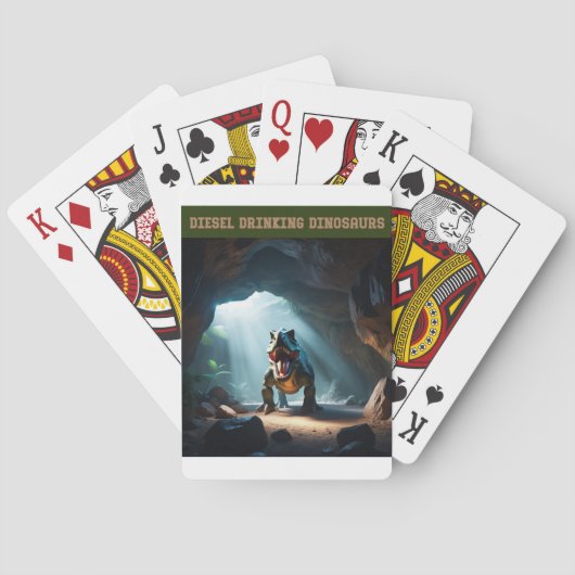 Verontrustende uitzicht pokerkaarten (Achterkant)