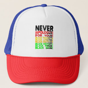 Verontschuldig je nooit voor je Blackness Trucker Pet