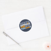 Verontschuldig je nooit voor wie je Sticker bent (Envelop)