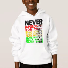 Verontschuldig nooit zwartheid, cultuur van zwarth