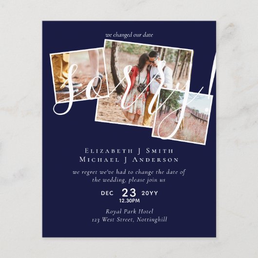 VERONTSCHULDIGD! Uitstel van het huwelijk Wijzigin (Voorkant)