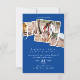 VERONTSCHULDIGD! Uitstel van het huwelijk Wijzigin