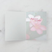 verontschuldiging Bloem Kaart (Binnen)