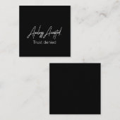 verontschuldiging geaccepteerd vertrouwen geweiger notitiekaartje (Voorkant / Achterkant)