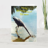 VERONTSCHULDIGING KAART (Voorkant)