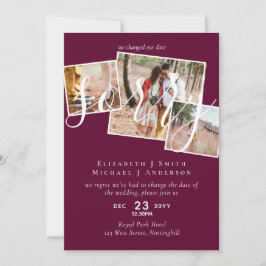 VERONTSCHULDIGING! Uitstel van het huwelijk Wijzig