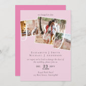 VERONTSCHULDIGING! Uitstel van het huwelijk Wijzig (Voorkant / Achterkant)