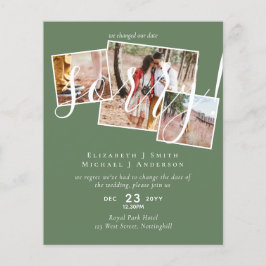 VERONTSCHULDIGING! Uitstel van het huwelijk Wijzig