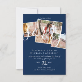 VERONTSCHULDIGING! Uitstel van het huwelijk Wijzig