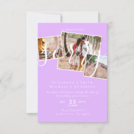 VERONTSCHULDIGING! Uitstel van het huwelijk Wijzig