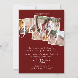 VERONTSCHULDIGING! Uitstel van het huwelijk Wijzig