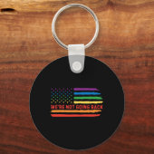  verontwaardigd gaan we niet terug om ons te sloga sleutelhanger (Voorkant)