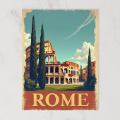 Verontwaardigd  Rome Colosseum Reizen Briefkaart