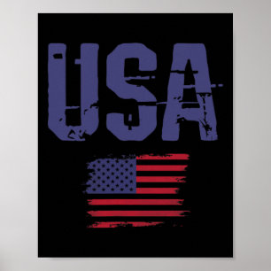 Verontwaardigde Amerikaanse Mannen Vrouwen Kinder Poster