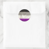Verontwaardigde aseksuele trots Stickers (Tas)