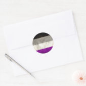 Verontwaardigde aseksuele trots Stickers (Envelop)