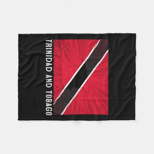 Verontwaardigde Patriottische Trinidad en Tobygo V Fleece Deken (Voorkant (Horizontaal))