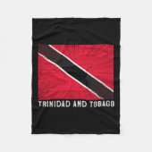 Verontwaardigde Patriottische Trinidad en Tobygo V Fleece Deken (Voorkant)