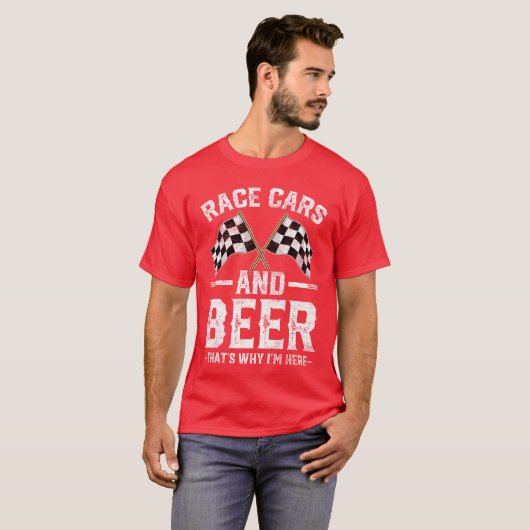Verontwaardigde race is bier dat is de reden waaro t-shirt (Voorkant volledig)