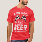 Verontwaardigde race is bier dat is de reden waaro t-shirt (Voorkant)