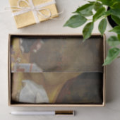 Verontwaardigde Victoriaans twee jonge meisjes wee Tissuepapier (Geschenk)