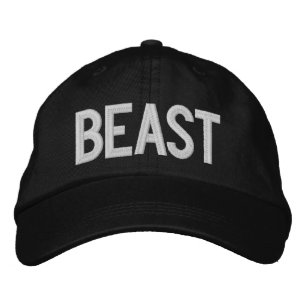 Verookt beest geborduurde pet