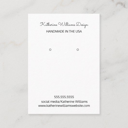 Veroorbaar beeldscherm | Verwerking in de Verenigd Visitekaartje (Voorkant)