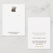 Veroorbaar beeldscherm Voeg Logo sociale media-wit Visitekaartje (Voorkant / Achterkant)