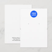 Veroorbaar Logo groot Ketting toevoegen Kaart (Voorkant / Achterkant)