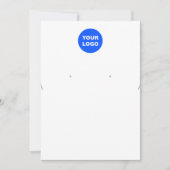 Veroorbaar Logo groot Ketting toevoegen Kaart (Voorkant)