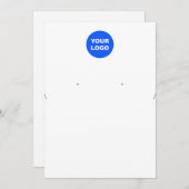 Veroorbaar Logo groot Ketting toevoegen Kaart (Voorkant / Achterkant)