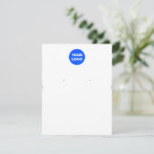 Veroorbaar Logo groot Ketting toevoegen Kaart (Staand voorkant)