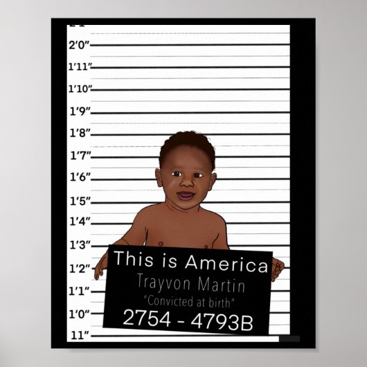 Veroordeeld bij geboorte Sticker Poster (Voorkant)