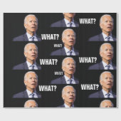 VEROORDEELD JOE BIDEN FUNNY CHRISTMAS WRAPPING PAP CADEAUPAPIER (Vlak)
