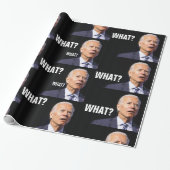 VEROORDEELD JOE BIDEN FUNNY CHRISTMAS WRAPPING PAP CADEAUPAPIER (Uitgerold)