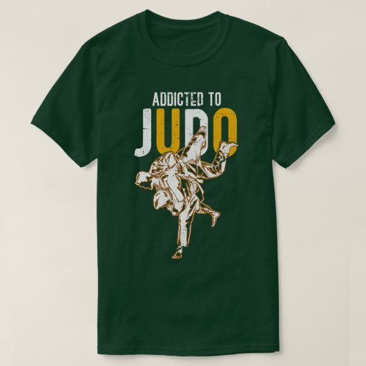 veroordeeld voor Judo Martial Arts Judo T-shirt (Design voorkant)