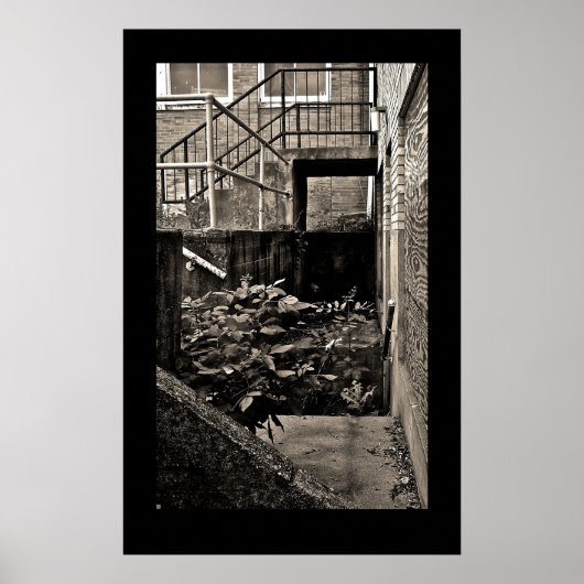 Veroordeelde bouwreeks; zwart en wit poster (Voorkant)