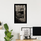 Veroordeelde bouwreeks; zwart en wit poster (Thuiskantoor)