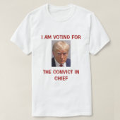 Veroordeelde in Chef T-shirt (Design voorkant)