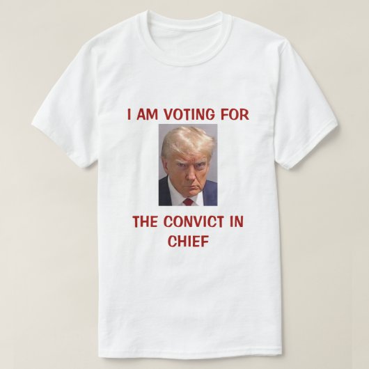 Veroordeelde in Chef T-shirt (Design voorkant)