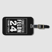 Veroordeelde misdadiger 4 juli Trump 2024 Bagagelabel (Voorkant (horizontaal))