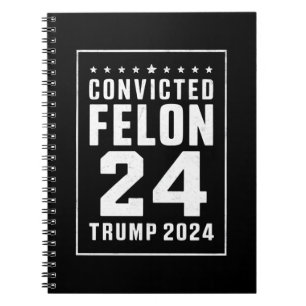 Veroordeelde Misdadiger 4 juli Trump 2024 Notitieboek