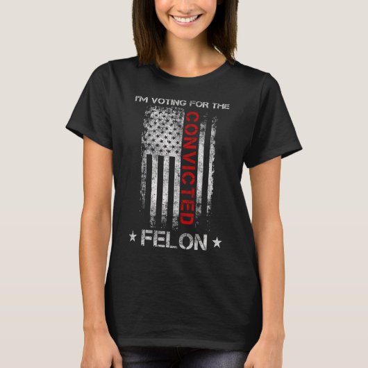 Veroordeelde misdadiger in 20247 t-shirt (Voorkant)