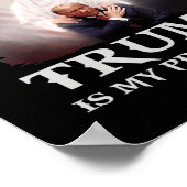 Veroordeelde misdadiger Jezus is mijn redder Trump Poster (Hoek)