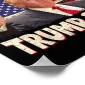 Veroordeelde misdadiger stemmen 2024 - Trump 2024  Poster (Hoek)