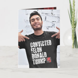Veroordeelde misdadiger Trump Kaart